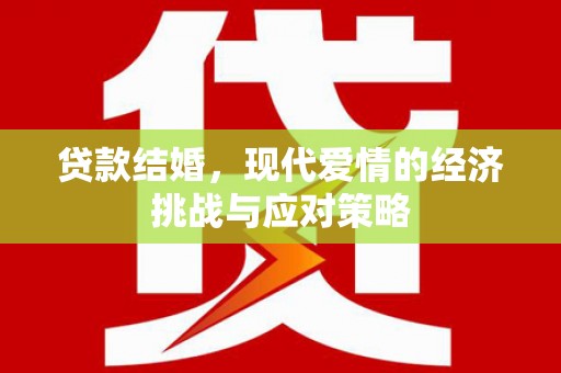 秀林贷款结婚，现代爱情的经济挑战与应对策略