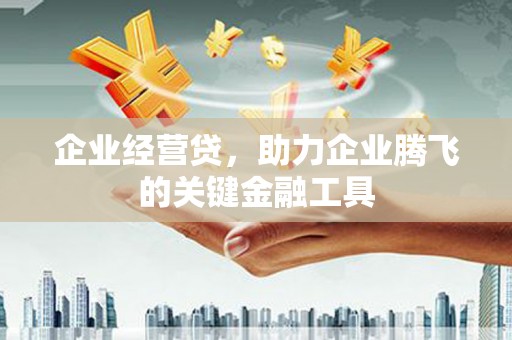 秀林企业经营贷，助力企业腾飞的关键金融工具