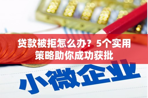 秀林贷款被拒怎么办？5个实用策略助你成功获批