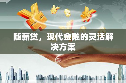 秀林随薪贷，现代金融的灵活解决方案