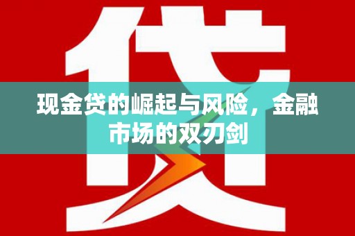 秀林现金贷的崛起与风险，金融市场的双刃剑