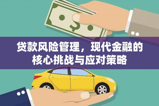 秀林贷款风险管理，现代金融的核心挑战与应对策略
