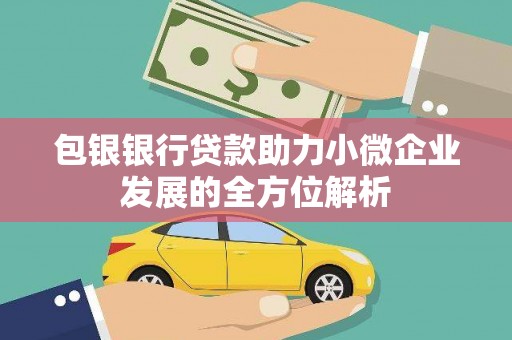 秀林包银银行贷款助力小微企业发展的全方位解析