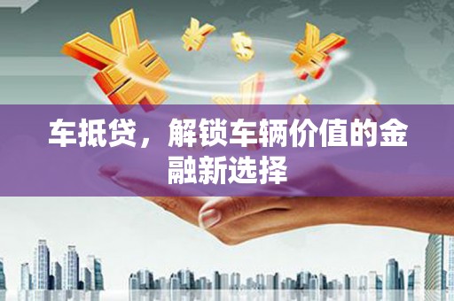 秀林车抵贷，解锁车辆价值的金融新选择