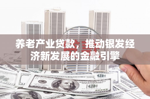 秀林养老产业贷款，推动银发经济新发展的金融引擎