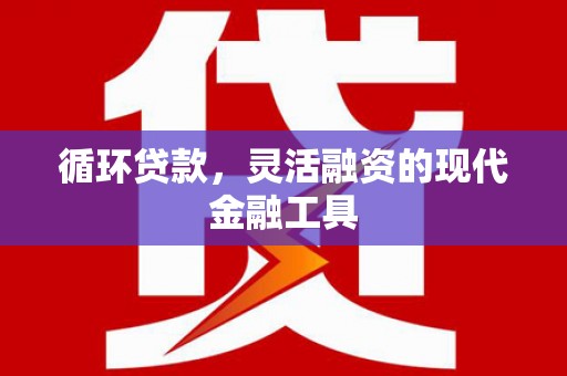 秀林循环贷款，灵活融资的现代金融工具