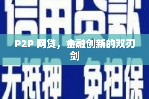 秀林P2P 网贷，金融创新的双刃剑