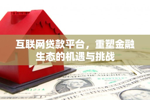 秀林互联网贷款平台，重塑金融生态的机遇与挑战