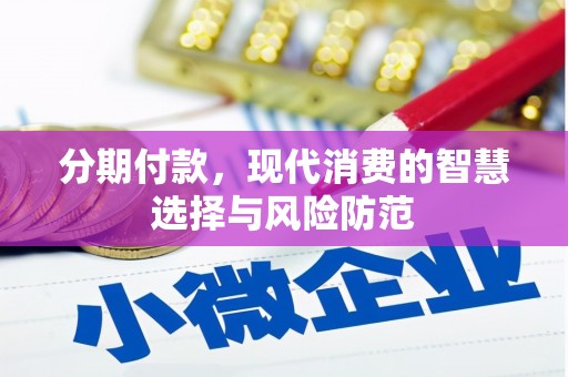 秀林分期付款，现代消费的智慧选择与风险防范