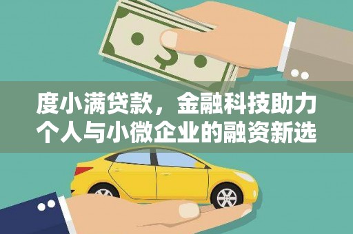 秀林度小满贷款，金融科技助力个人与小微企业的融资新选择