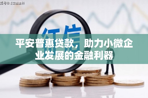 秀林平安普惠贷款，助力小微企业发展的金融利器