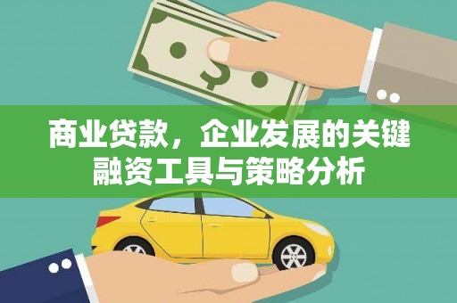 秀林商业贷款，企业发展的关键融资工具与策略分析