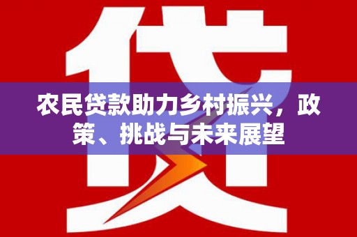秀林农民贷款助力乡村振兴，政策、挑战与未来展望
