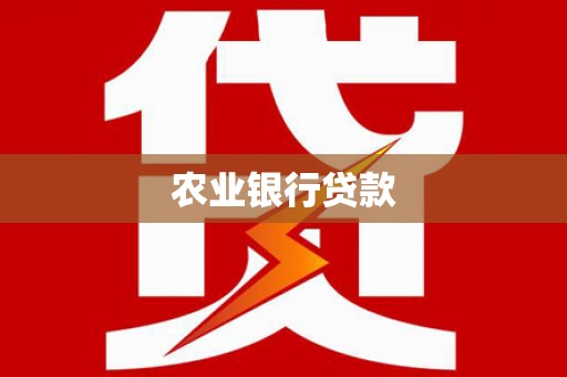 秀林农业银行贷款