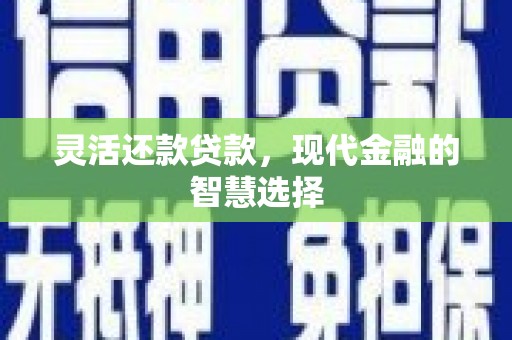 秀林灵活还款贷款，现代金融的智慧选择