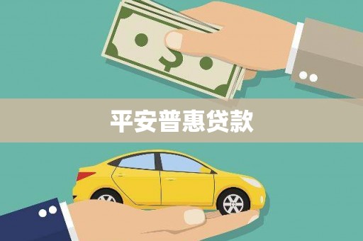 秀林平安普惠贷款