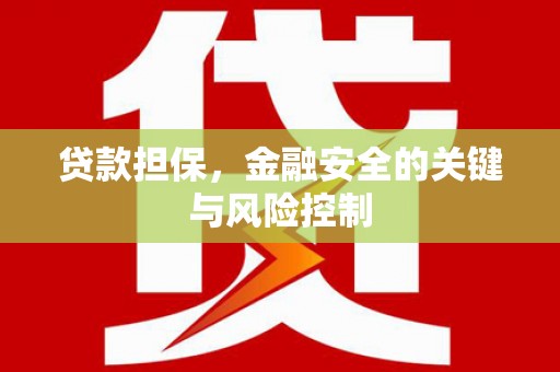 秀林贷款担保，金融安全的关键与风险控制