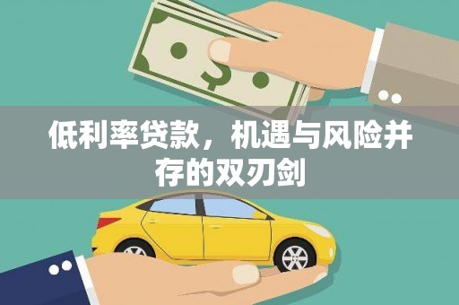 秀林低利率贷款，机遇与风险并存的双刃剑
