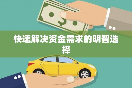 秀林快速解决资金需求的明智选择